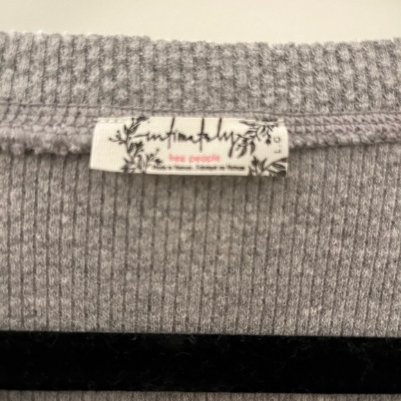 Free People Body Suit - Thong - Grey - Large - Picture 4 of 7